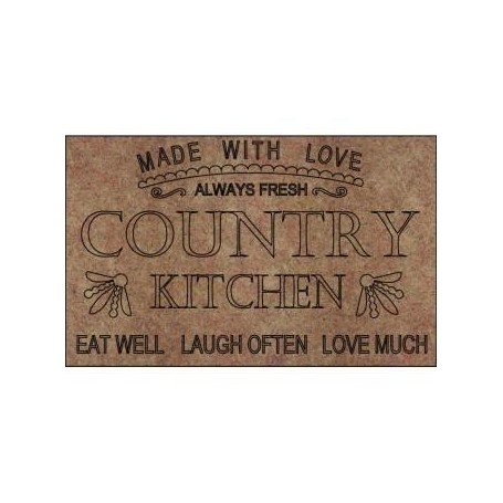 Cartel  Madera DM "Farmhouse" Country Kitchen nº7