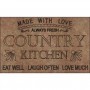 Cartel  Madera DM "Farmhouse" Country Kitchen nº7