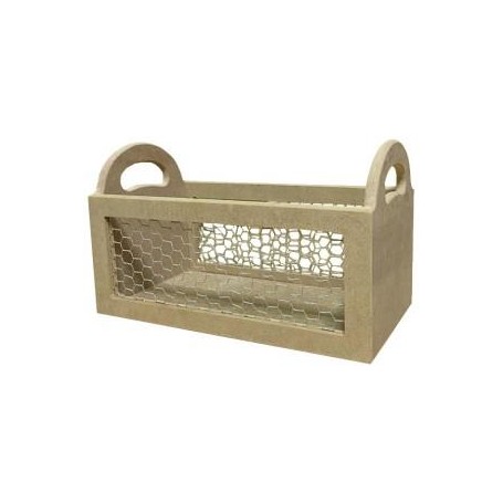 Cesta DM Cadence Con Rejilla 17x35x15cm