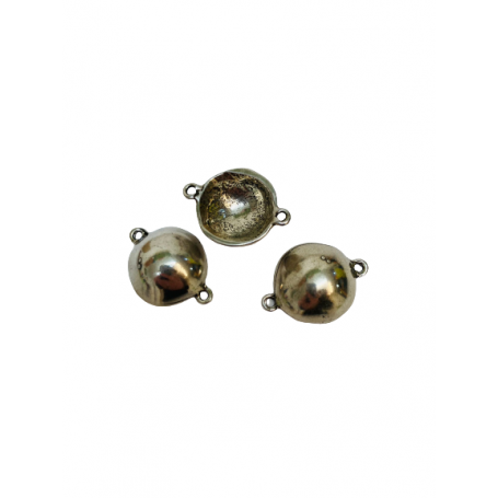 Conector Semi Gota Zamak Ext. 21x23mm Pase 1,5mm