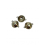 Conector Semi Gota Zamak Ext. 21x23mm Pase 1,5mm