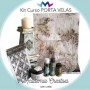 Kit Cadence Porta Velas ACADEMIA CREATIVA