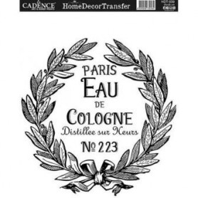 Transfers Cadence HOME DECOR Eau De Cologne 25x35cm