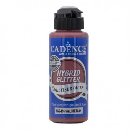 Hybrid Glitter Coral 120ml