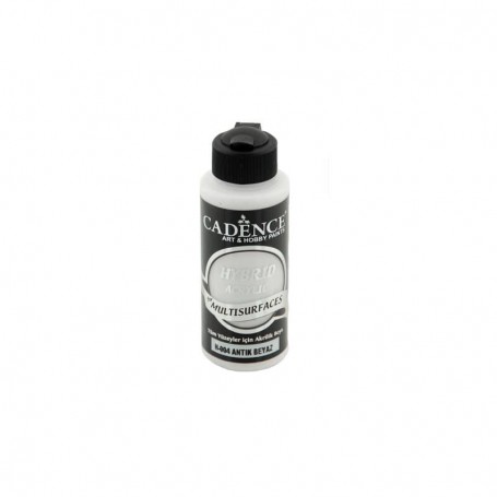 Pintura Acrílica Multisuperficie Hybrid Blanco Anciano 120 ml.