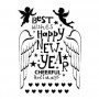 Plantilla Stencil Cadence Happy New Year 21x30cm