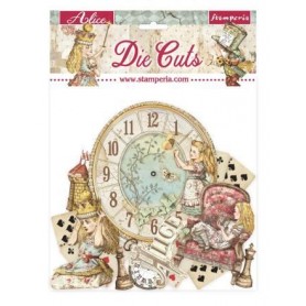 Die Cuts Alice Though The Looking Glass 47 piezas