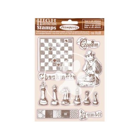 Sello Caucho Checkmate Alice 14x18cm