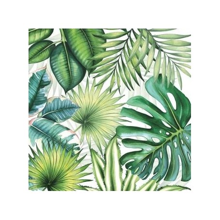 Servilleta Tropical Leaves 33x33CM 