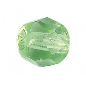 Facetada Checa Peridot 6mm.