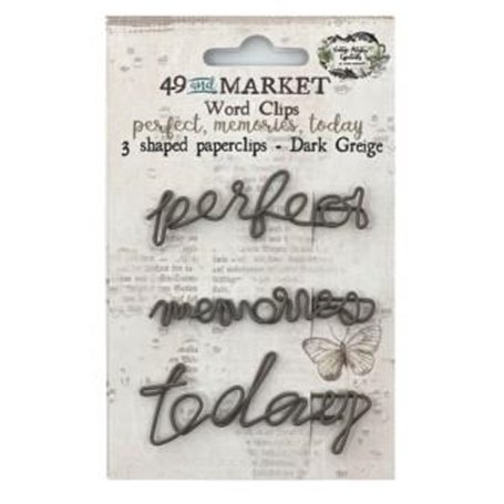 Word Clips-Dark Greige 49&Market