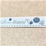 Cinta Algodon Beig y Gris Sew Happy 15mm