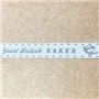 Cinta Algodon Beig y Gris, Great British Baker 15mm