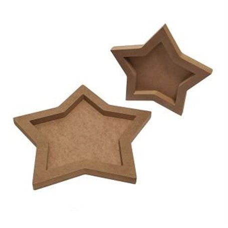 EStrellas Madera DM Cadence 2 Unidades 34cm y 24,5cm