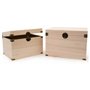 Set 2 Cofres Madera de Pino 55x40x39cm y 50x35x34cm