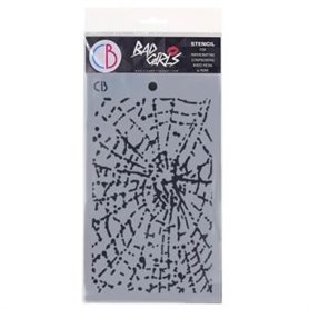 Plantilla Texture Stencil Spider Net 12,5x20cm