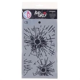 Plantilla Texture Stencil Bulletproof 12,5x20cm