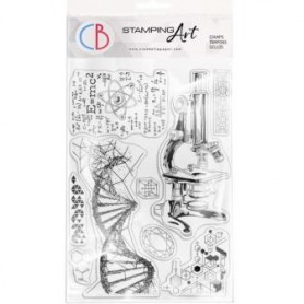 Stamping Art Set Sellos 6x8 pulgadas Science