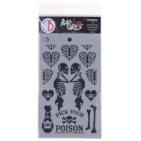 Plantilla Texture Poison Love 12,5x20cm