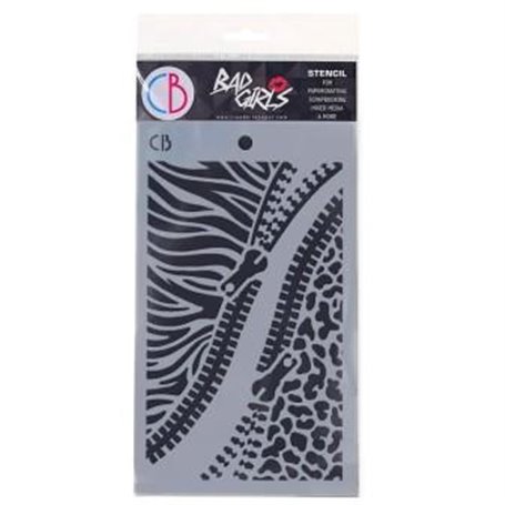 Plantilla Texture Double Zip 12,5x20cm