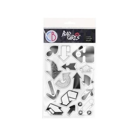 Stamping Art Set Sellos 4x6 pulgadas Flechas