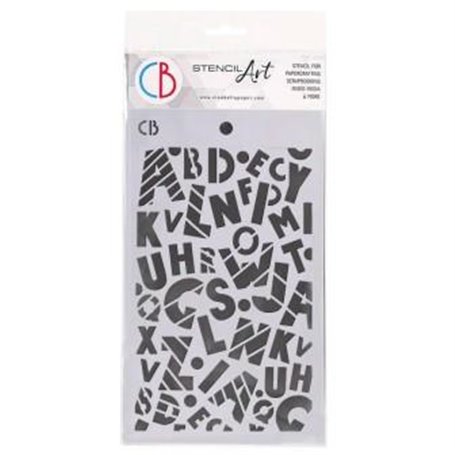 Plantilla Texture Stencil Baby Alphabet 12,5x20cm