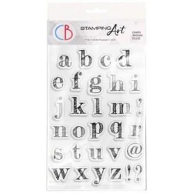 Stamping Art Set Sellos 4x6 pulgadas Design Lowercase Alphabet