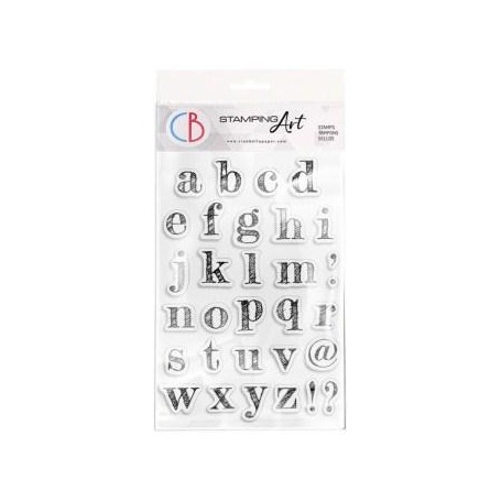 Stamping Art Set Sellos 4x6 pulgadas Design Lowercase Alphabet