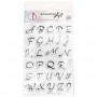 Stamping Art Set Sellos 4x6 pulgadas Moonlight Uppercase Alphabet