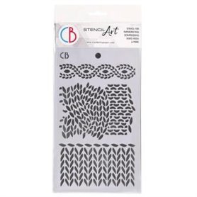 Plantilla Texture Stencil Knitting 12,5x20cm