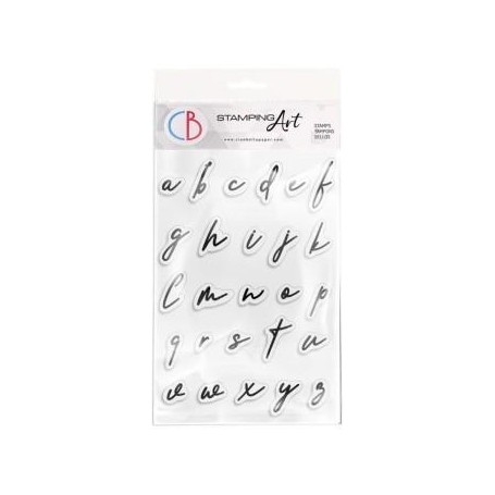 Stamping Art Set Sellos 4x6 pulgadas Muse Lowercase Alphabet