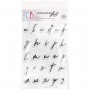 Stamping Art Set Sellos 4x6 pulgadas Muse Lowercase Alphabet