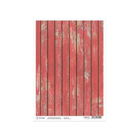 Papel de Arroz A4 Red Wood