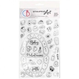 Stamping Art Set Sellos 4x6 pulgadas BuJo Baby