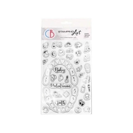Stamping Art Set Sellos 4x6 pulgadas BuJo Baby