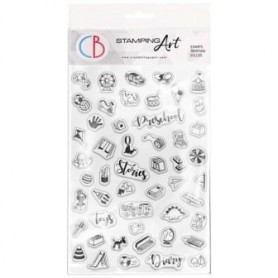 Stamping Art Set Sellos 4x6 pulgadas BuJo Preschool