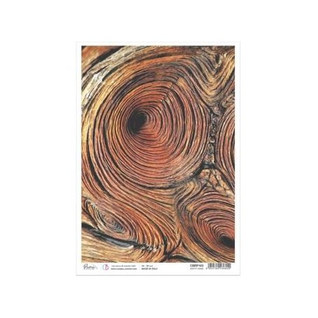 Papel de Arroz A4 Knotty Wood 21x29,7 cm