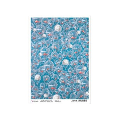 Papel de Arroz A4 Flying Balloons 21x29,7 cm