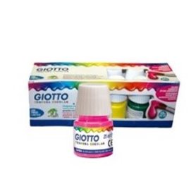 Kit Témpera Escolar 12 unidades+ pincel Giotto