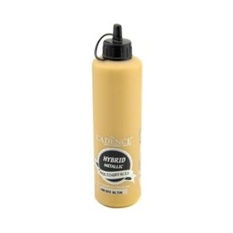 Pintura Acrílica Multisuperficie Hybrid Metálica Oro 500 ml Ref. HM800G