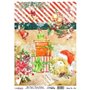 Papel de Arroz Cadence Osito Navidad 30x41cm