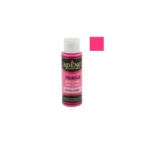 Pintura Acrílica Premium FLUOR ROSA Cadence 70ml