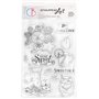Hot Apple Cider Stamping Art Set Sellos 6x8 pulgadas