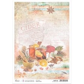 Papel de Arroz A4 Hot Apple Cider 21x29,7 cm