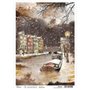 Papel de Arroz A4 Home Memorable Snowy Day 21x29,7 cm