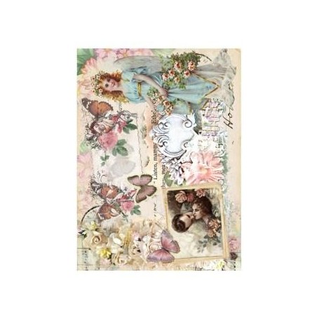 Papel de Arroz Cadence Beso Shabby 30x41 cm