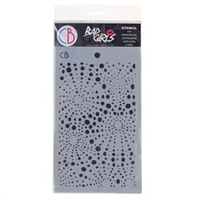 Plantilla Texture Stencil Radial 12,5x20cm