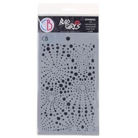 Plantilla Texture Stencil Radial 12,5x20cm