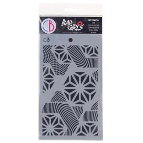 Plantilla Texture Stencil Hexagon 12,5x20cm