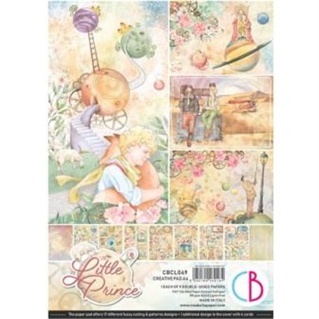 Coleccion Ciao Bella, Little Prince Creative Pad A4, 9 papeles